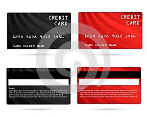 Modern credit card, business VIP card, member card