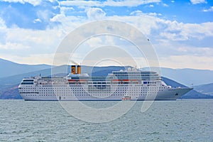 Modern cruise ship