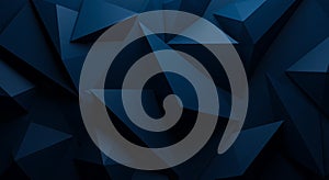 Modern Dark Cobalt Blue Abstract Texture with Sharp Angles