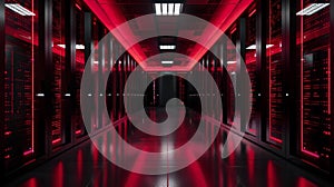 The modern data center.AI generated image