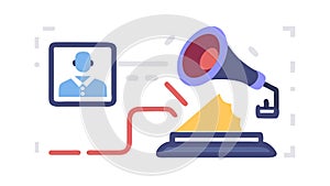 Modern Data Center Architecture for Digital Infrastructure, vector design Generative AI