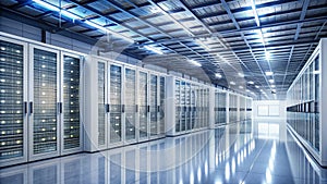 Modern Data Center Infrastructure A Showcase of CuttingEdge Server Racks and Advanced Technology