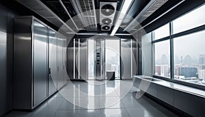 Modern Data Center Room