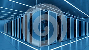 Data Center Servers Modern Cloud Computing Infrastructure