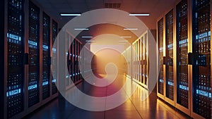 Data Center Server Room Network Infrastructure, Cloud Computing