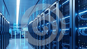 Data Center Server Room IT Infrastructure, Cloud Computing