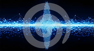 Modern data visualization with network connections creates a dynamic digital experience for your audience