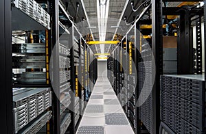 Modern datacenter photo