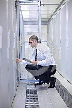 Modern datacenter server room