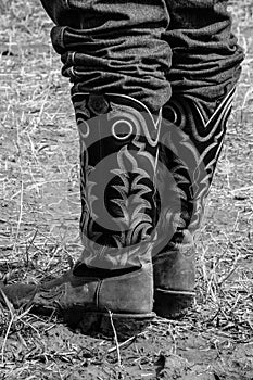 Modern Day Working Cowboy Boots photo