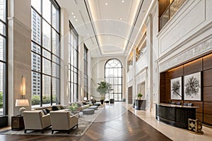 Modern decorated interior architecture