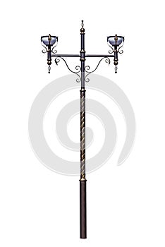 Modern decoration torch in old style.