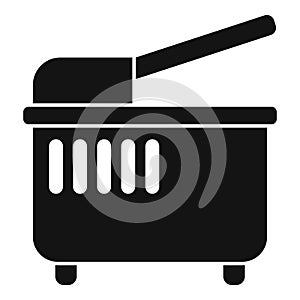 Modern deep fryer machine for restaurant kitchen