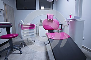 Modern dental practice. Place for text or logo.