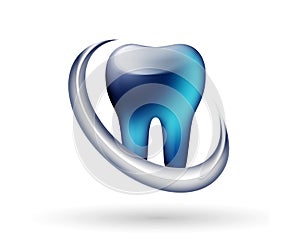 Modern dentist logo