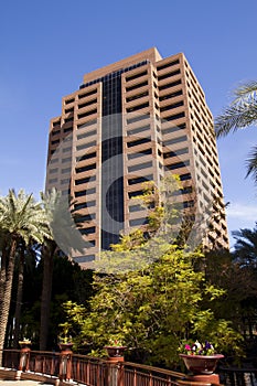 Modern Desert Downtown Corporate Office Building