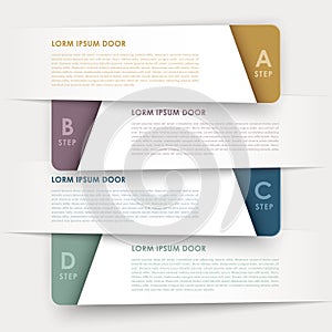 Modern design banners template infographic elements