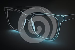 Modern design of fashionable blue light blocking glasses