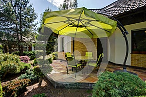 Modern design garden table set