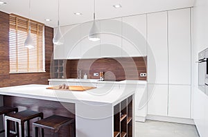 Modern design kitchen interior