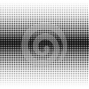 Modern designer semitone of black dots on white.