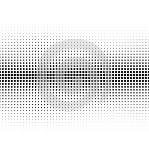 Modern designer semitone of black dots on white.