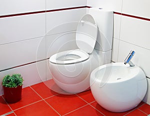 Modern designer toilet