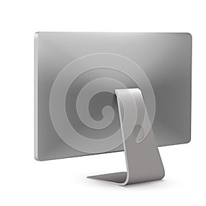 A modern desktop computer monitor - back view