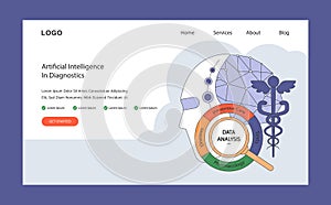 Modern Diagnostic Tools concept. Flat