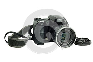 modern digital camera isolated