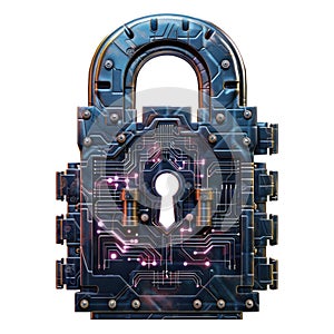 Modern Digital Lock Big data with encrypted computer code