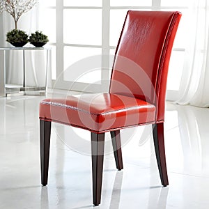 Modern dining chair 3D render