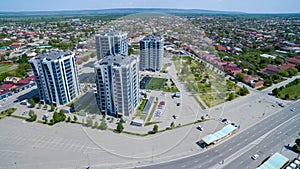 Modern district. Argun. Chechen Republic. Russia
