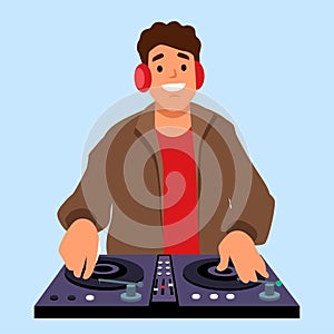 Modern Dj Vector. Playing Progressive Electro Music