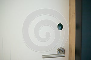 modern door lock, digital lock for contactless access with plastic card