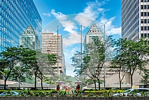 Modern downtown Montreal photo
