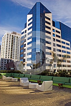 Modern downtown San Diego office building