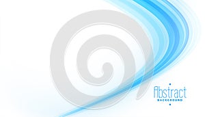 modern and dynamic blue wavy background design