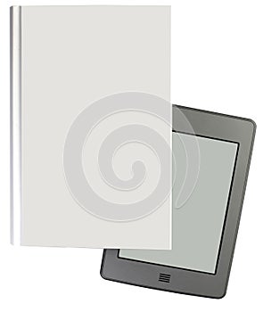 Modern ebook reader with book