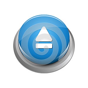 Modern Eject Icon Button Logo