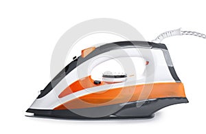 Modern electric iron. Household appliance