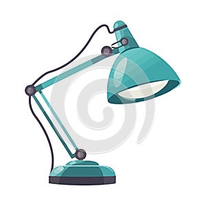 Modern electric lamp illuminate