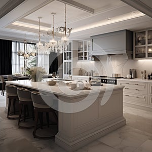 Modern elegant kitchen