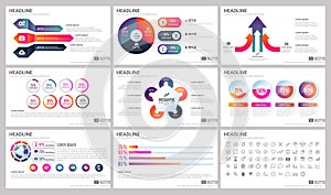 Modern Elements of infographics for presentations templates for banner