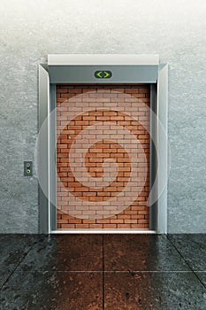 Modern elevator with deadlock