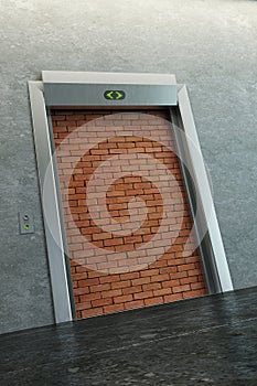 Modern elevator with deadlock