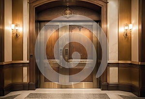Modern elevator doors