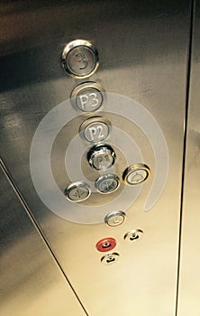 Modern elevator keypad