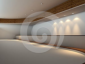 Modern empty interior