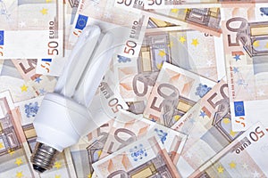 Modern energy saving light bulb